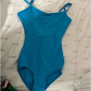 theatricals camisole turquoise leotard size s